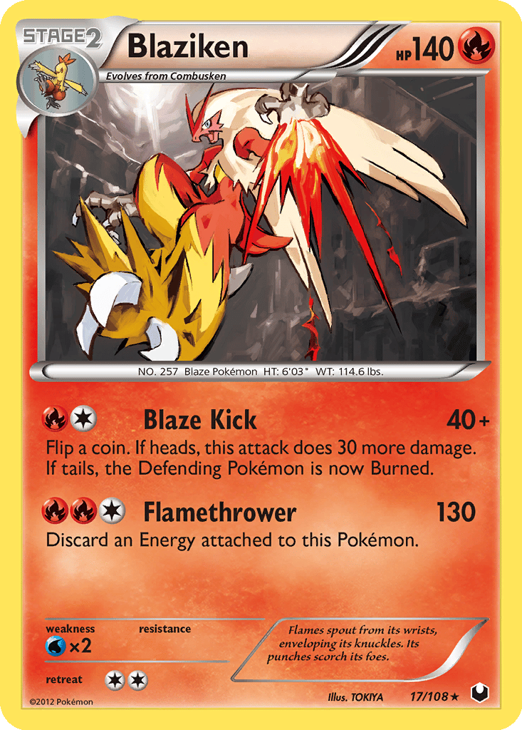 Blaziken card
