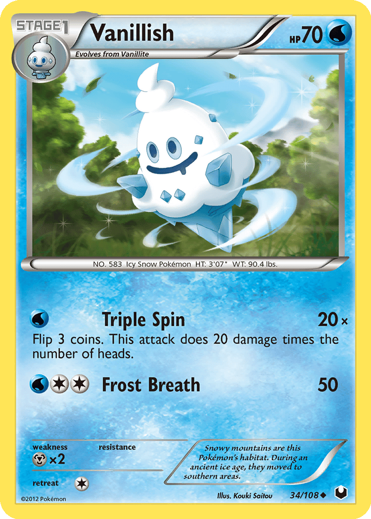 Vanillish card