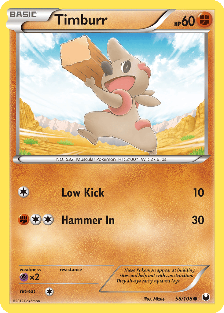 Timburr card