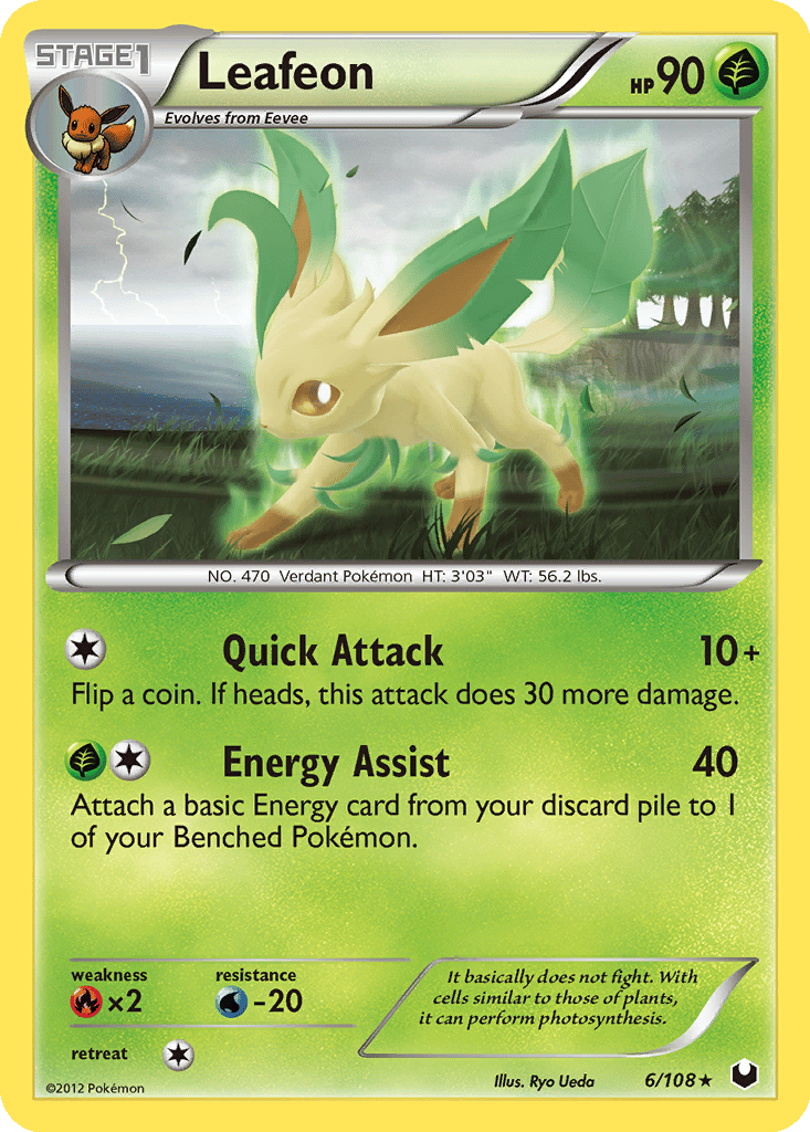 Leafeon card