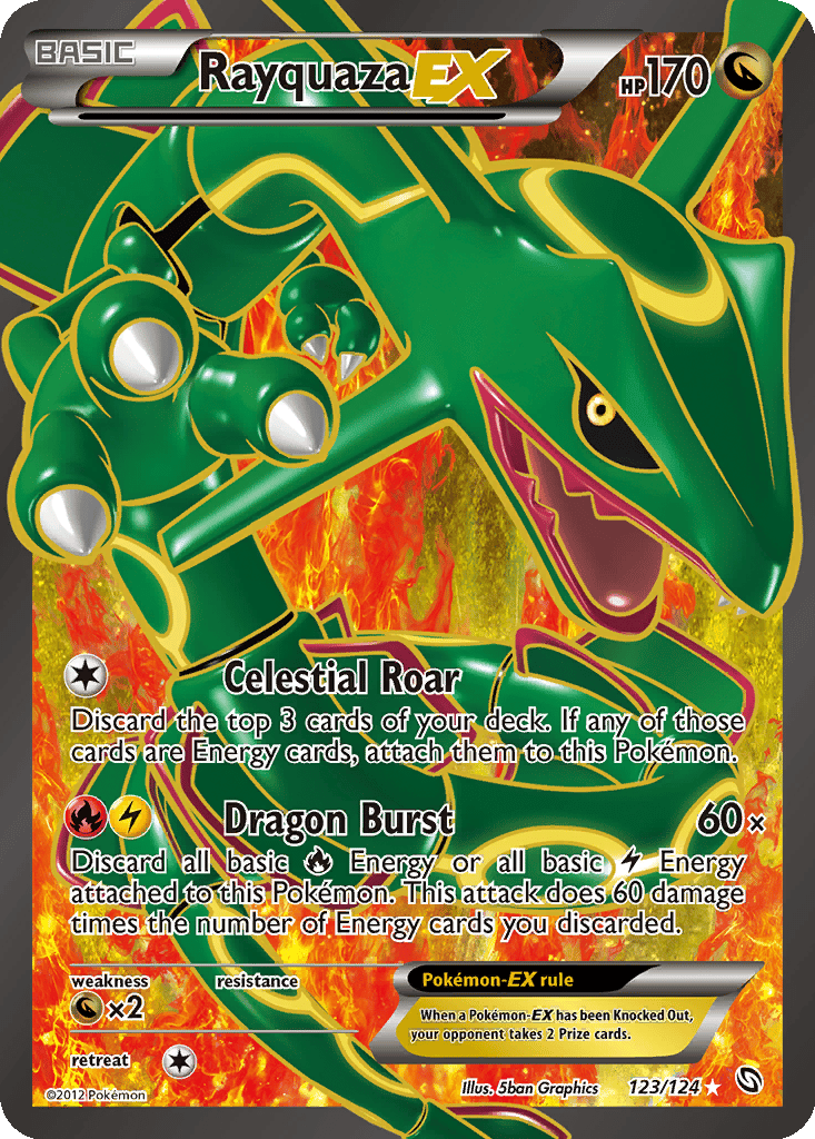 Rayquaza EX card