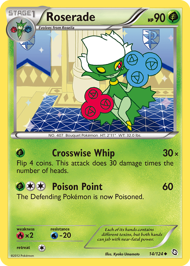 Roserade card