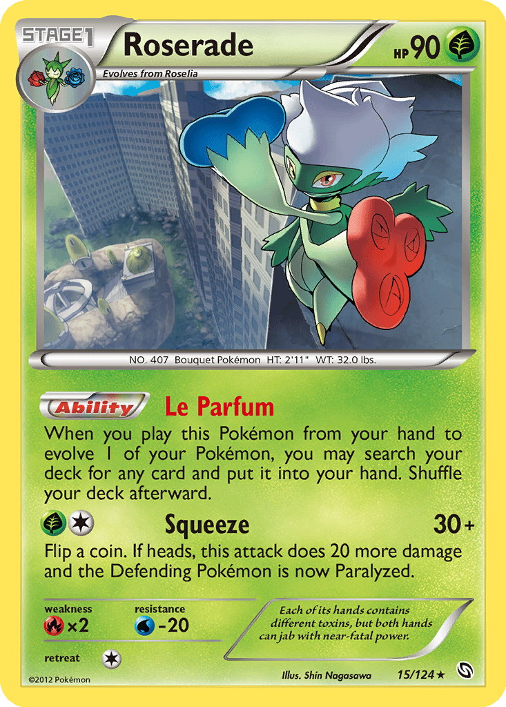 Roserade card