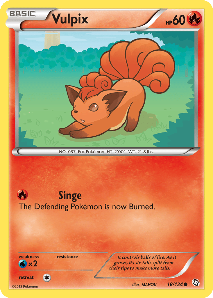 Vulpix card