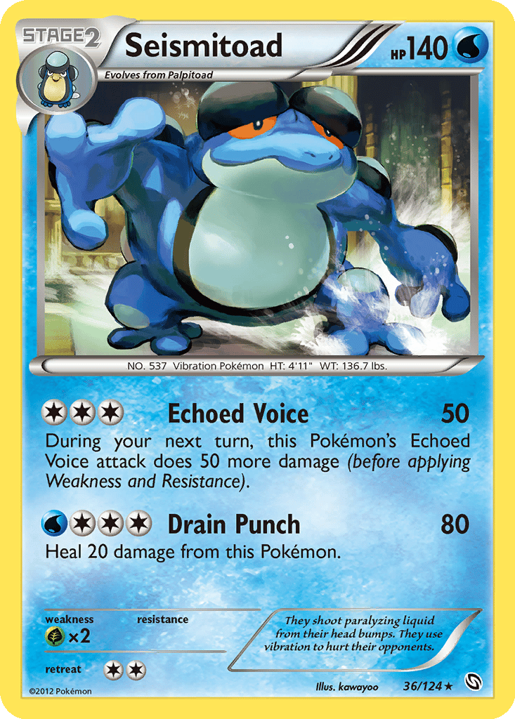 Seismitoad card