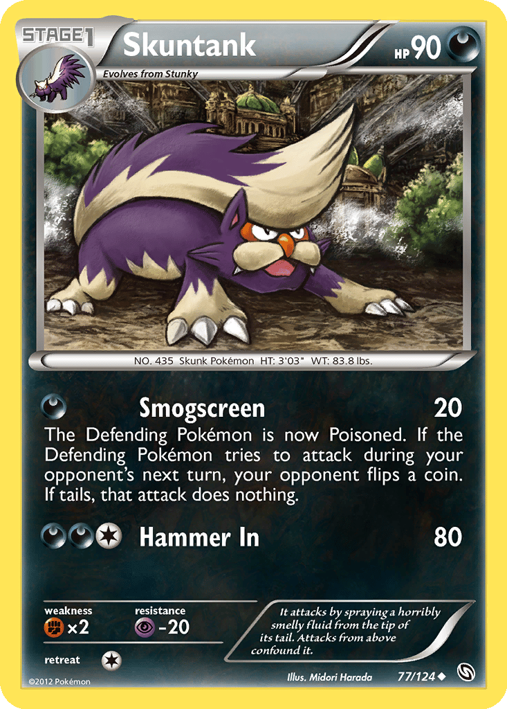 skuntank pokemon card V Pokmon New 108/195 / Ultra Rare Card Type / HP / Stage Skuntank Misprint : r/PokemonCardValue