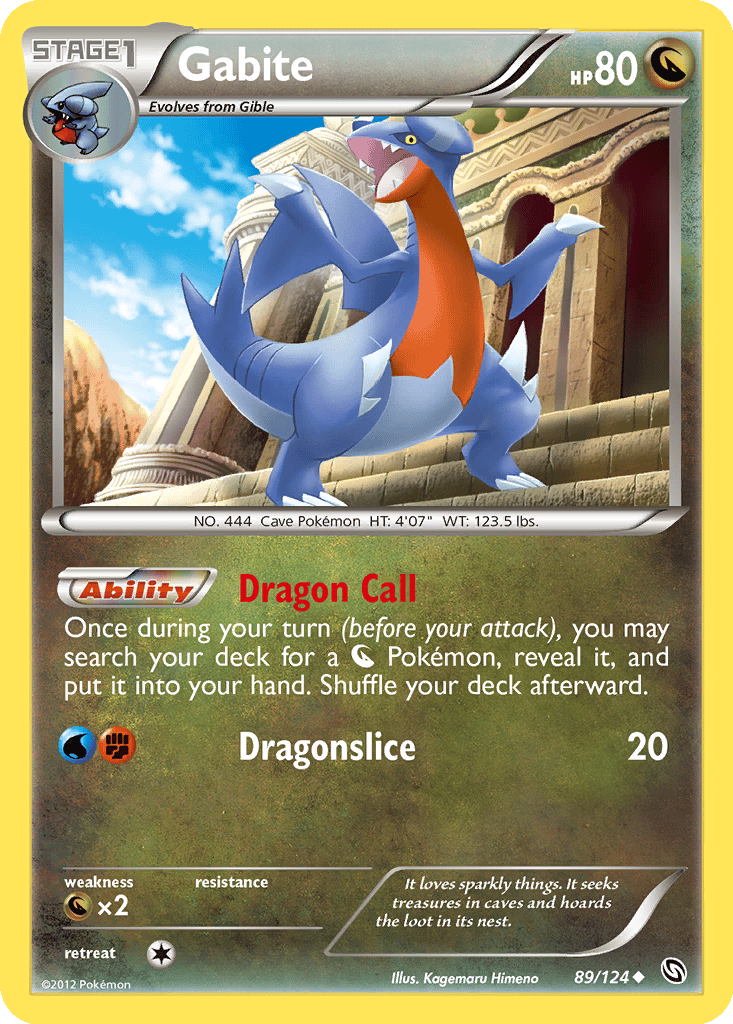 Gabite card