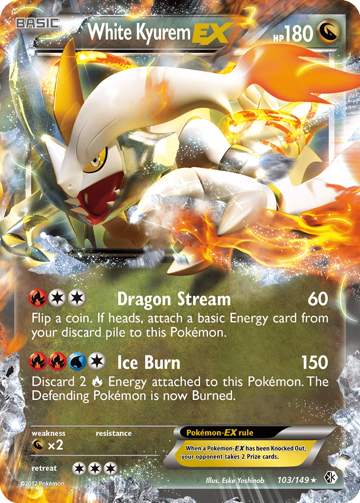 White Kyurem EX card