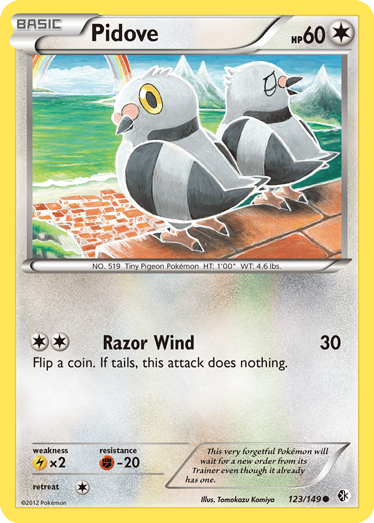 pidove pokemon card value Pokemon Trading Card Game Black White Emerging Powers Single Card Common Pidove 80