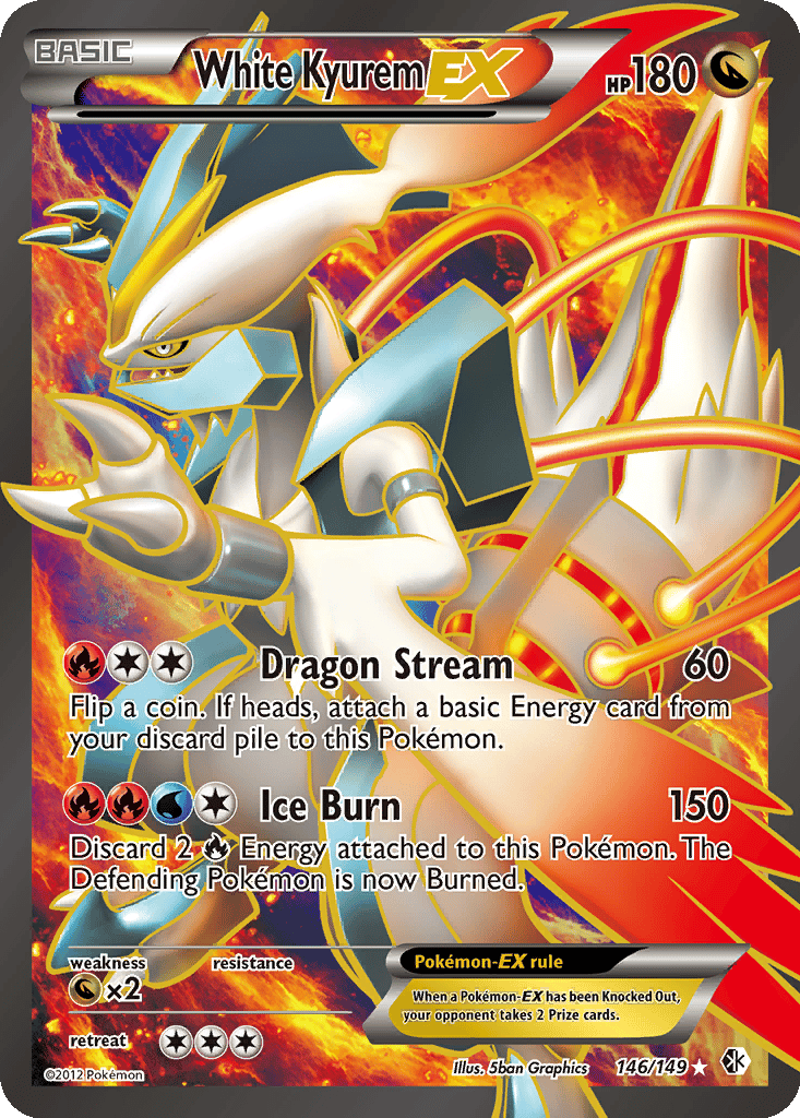 White Kyurem EX card