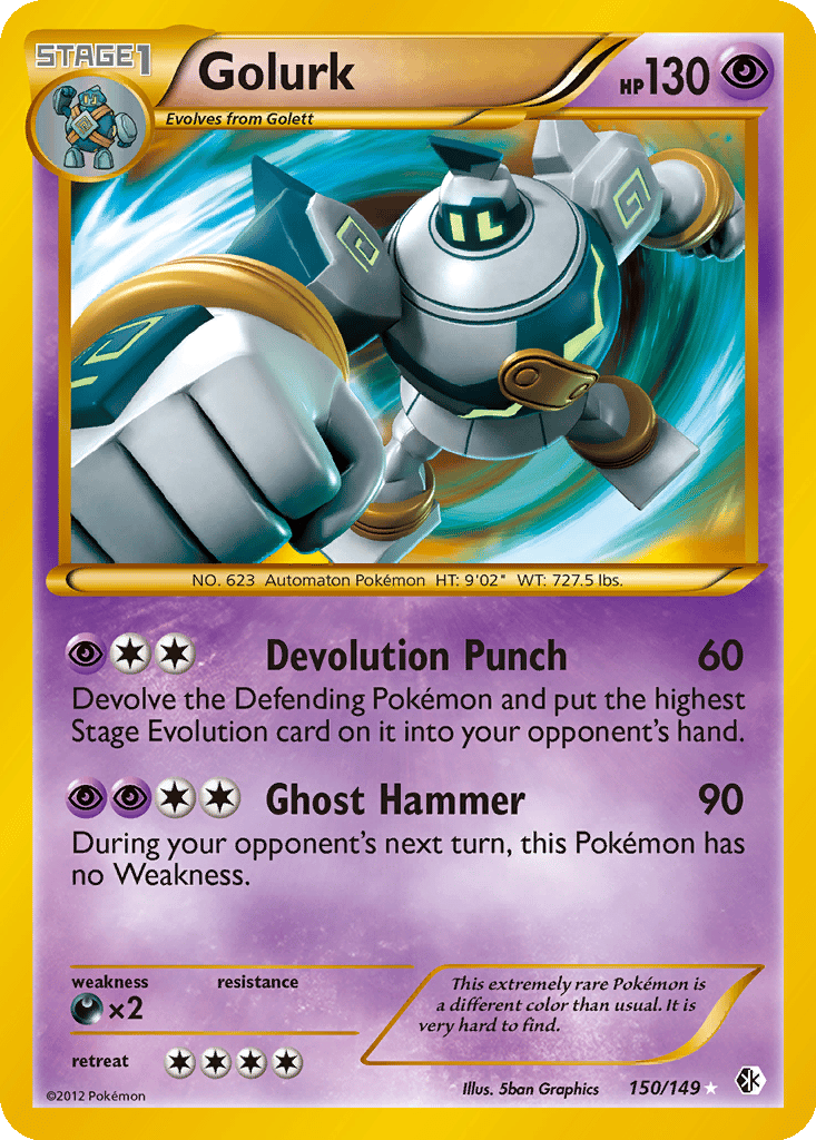Golurk card
