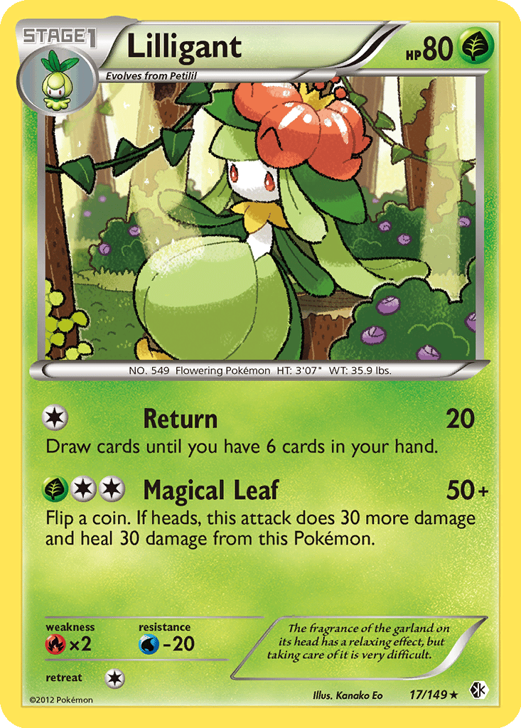 Lilligant card