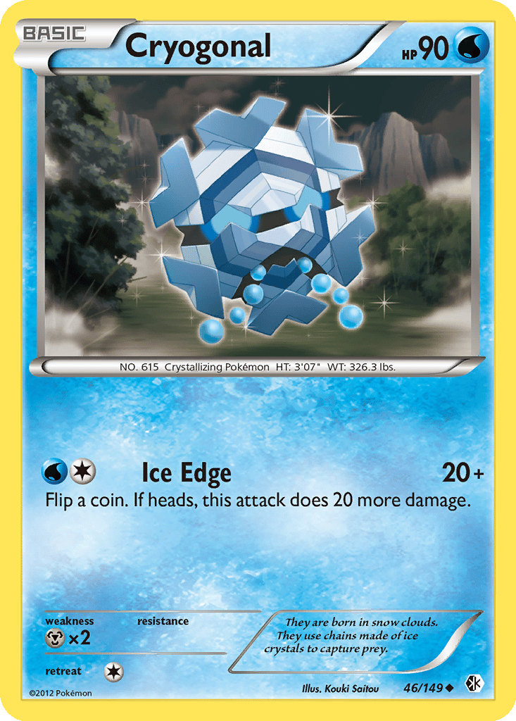 Cryogonal card