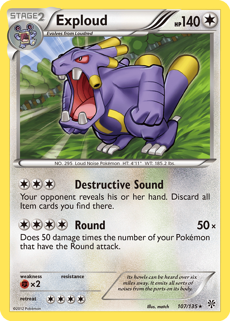 Exploud card