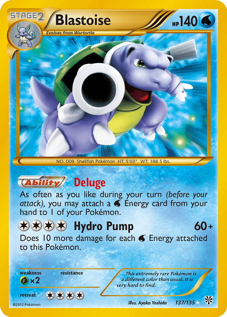 Blastoise card