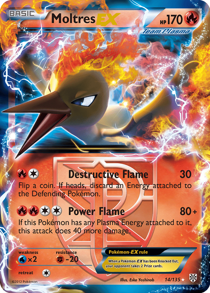 Moltres EX card