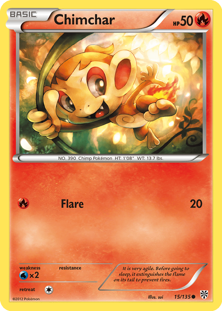 Chimchar card