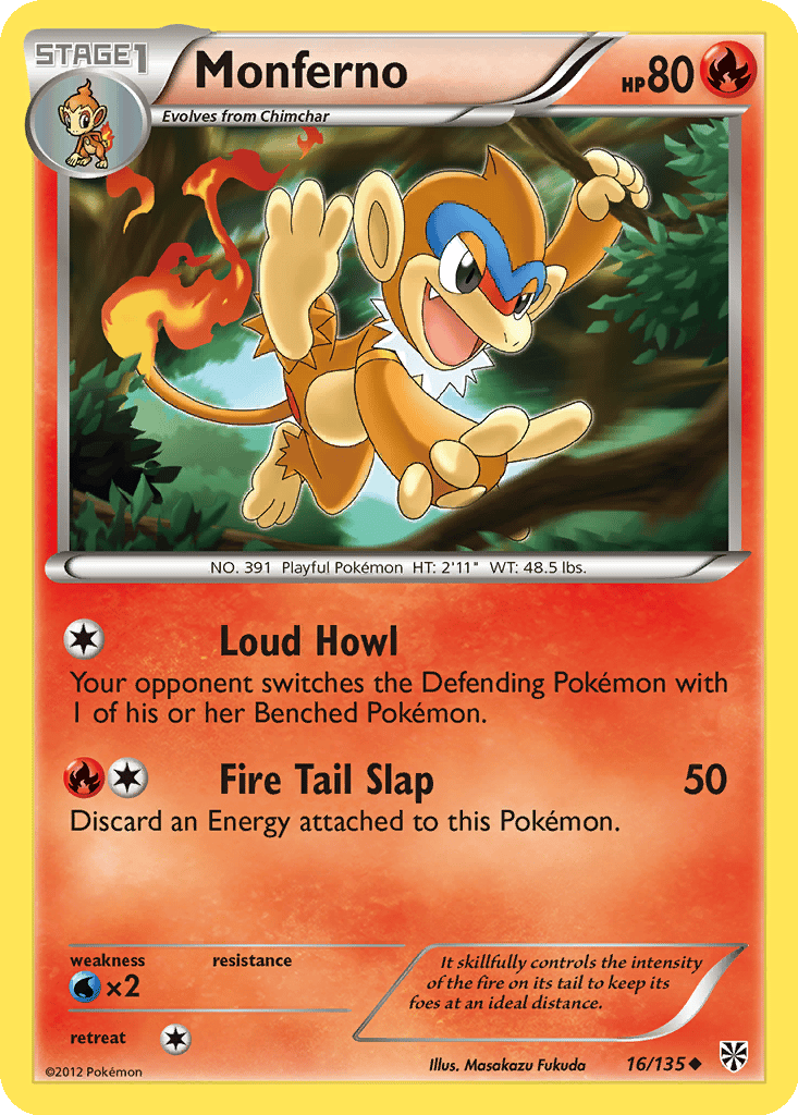 Monferno card