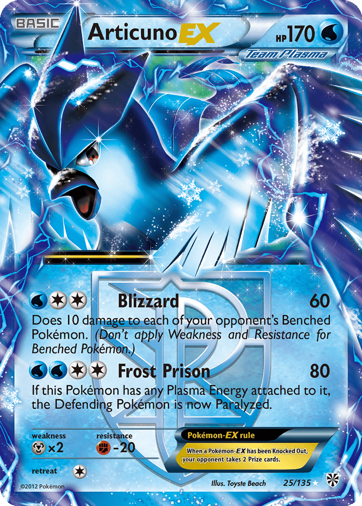 Articuno EX card