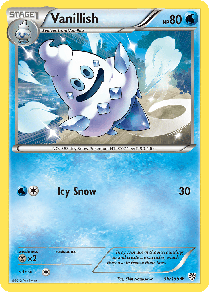 Vanillish card