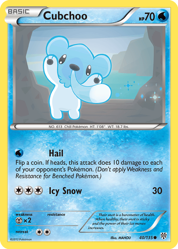 Cubchoo card