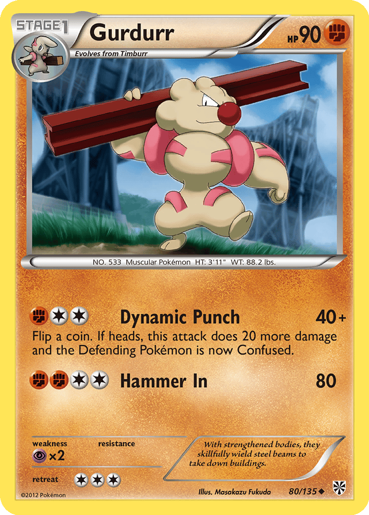 gurdurr pokemon card Pokemon CardGURDURRAR(132/086) (SV11B) Japanese Single Card  Fandom  Tokyo