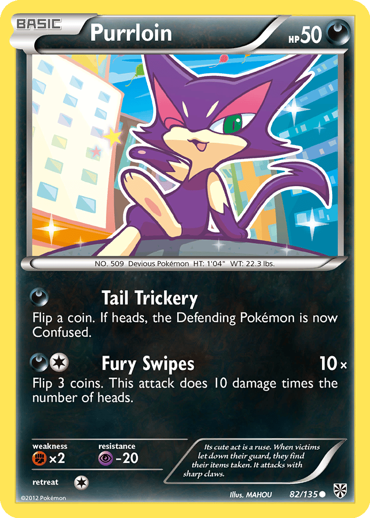 Purrloin card