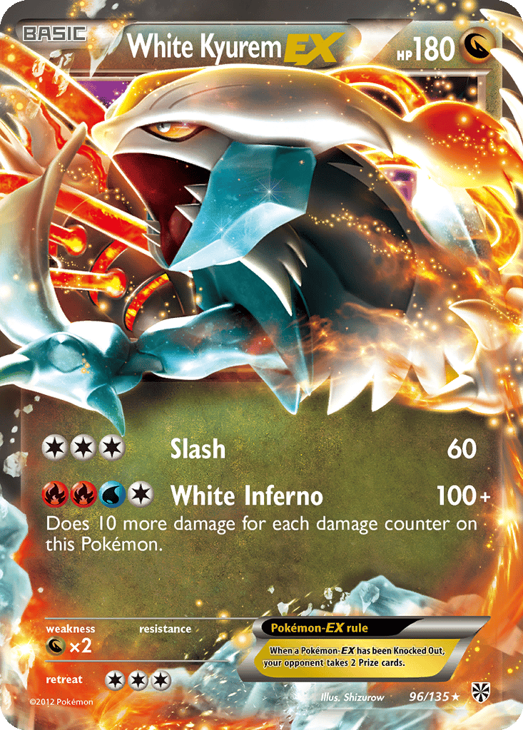 White Kyurem EX card