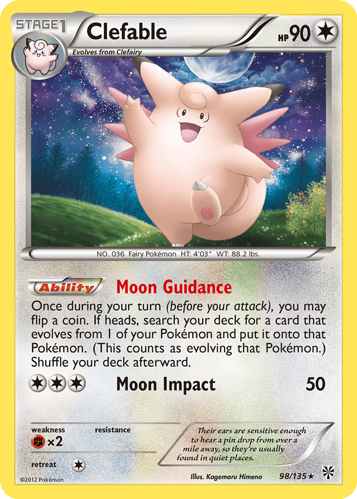 Clefable card