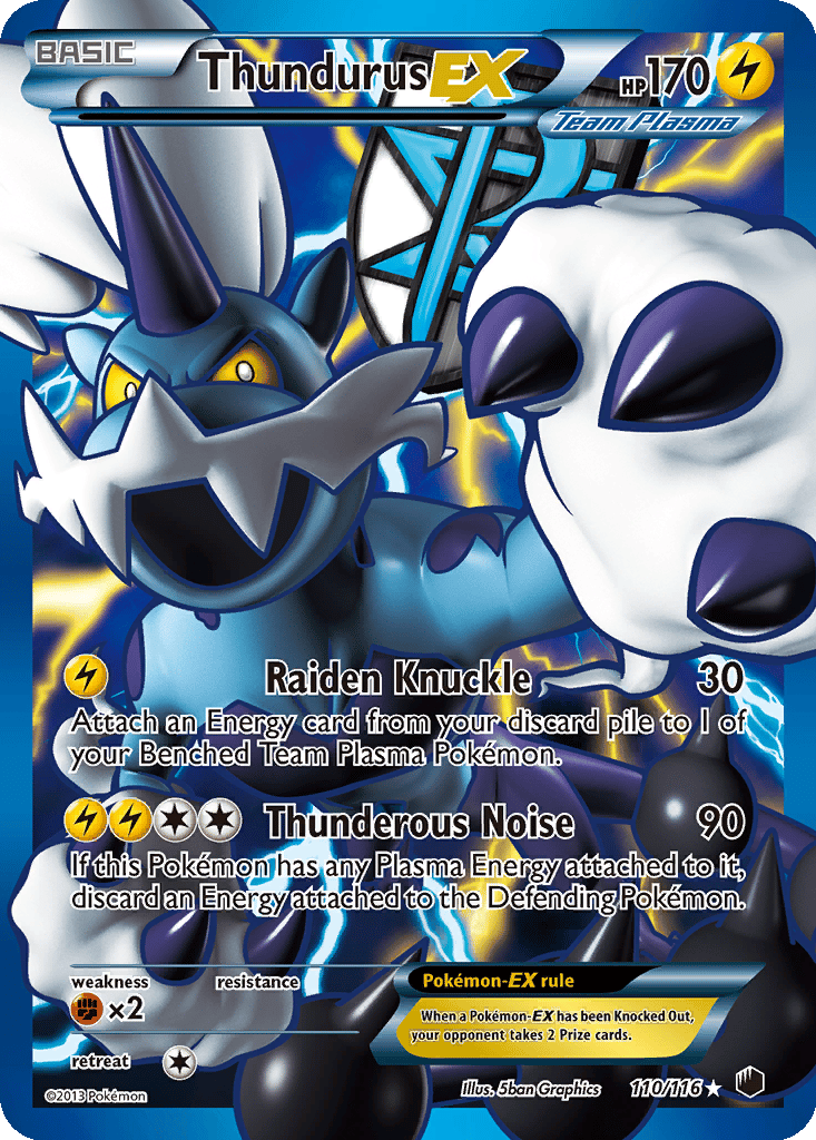Thundurus EX card