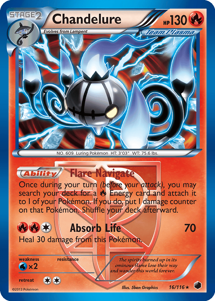 Chandelure card