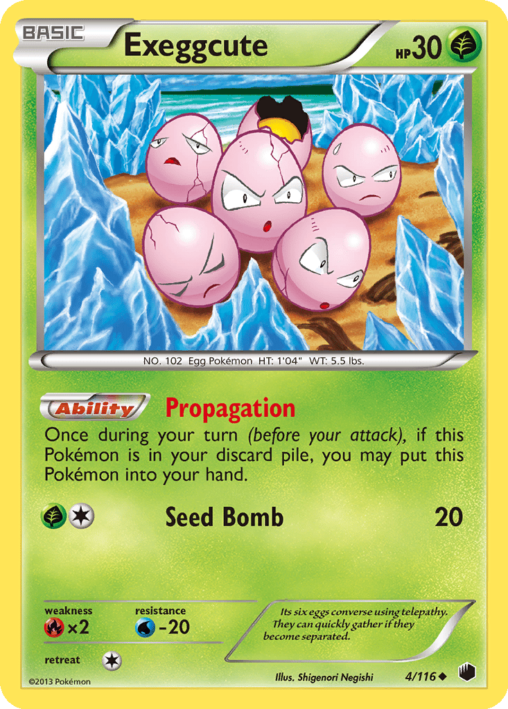 Exeggcute card