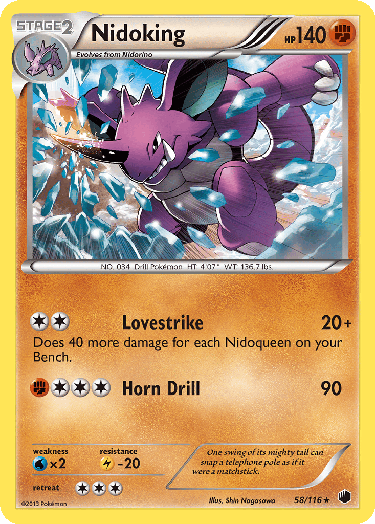 Nidoking card