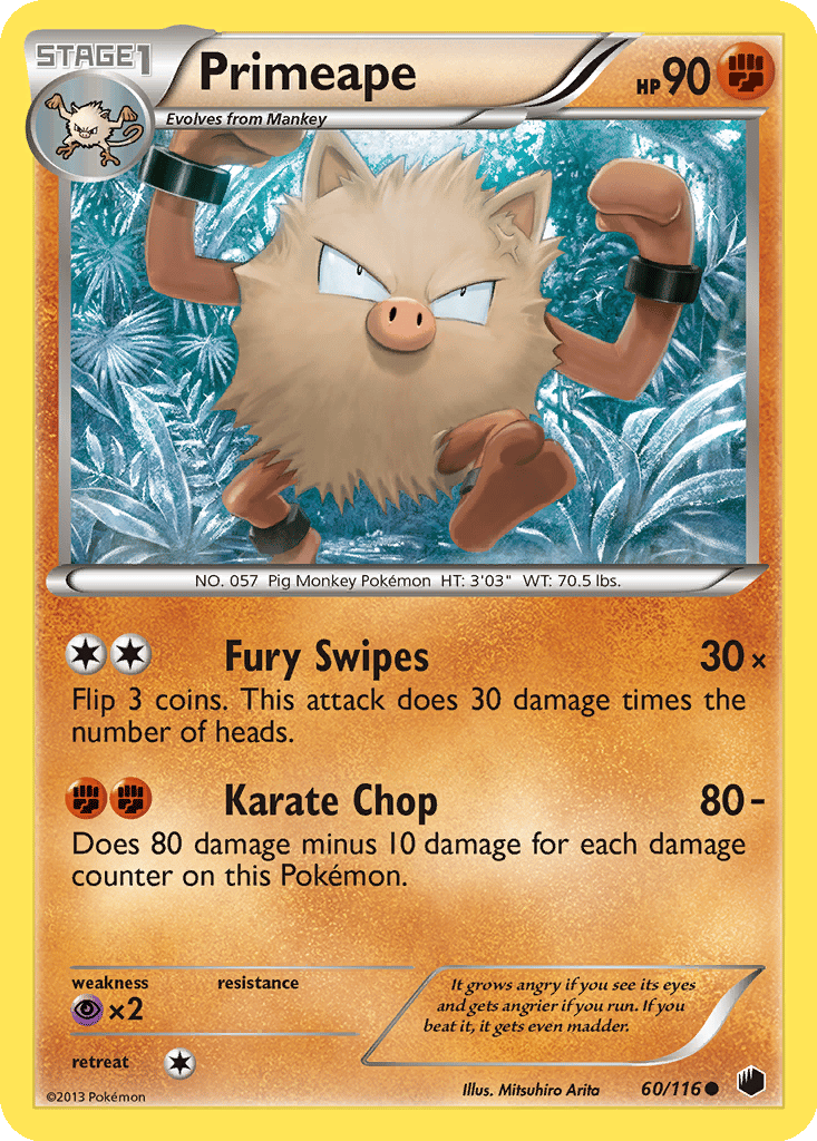 Primeape card