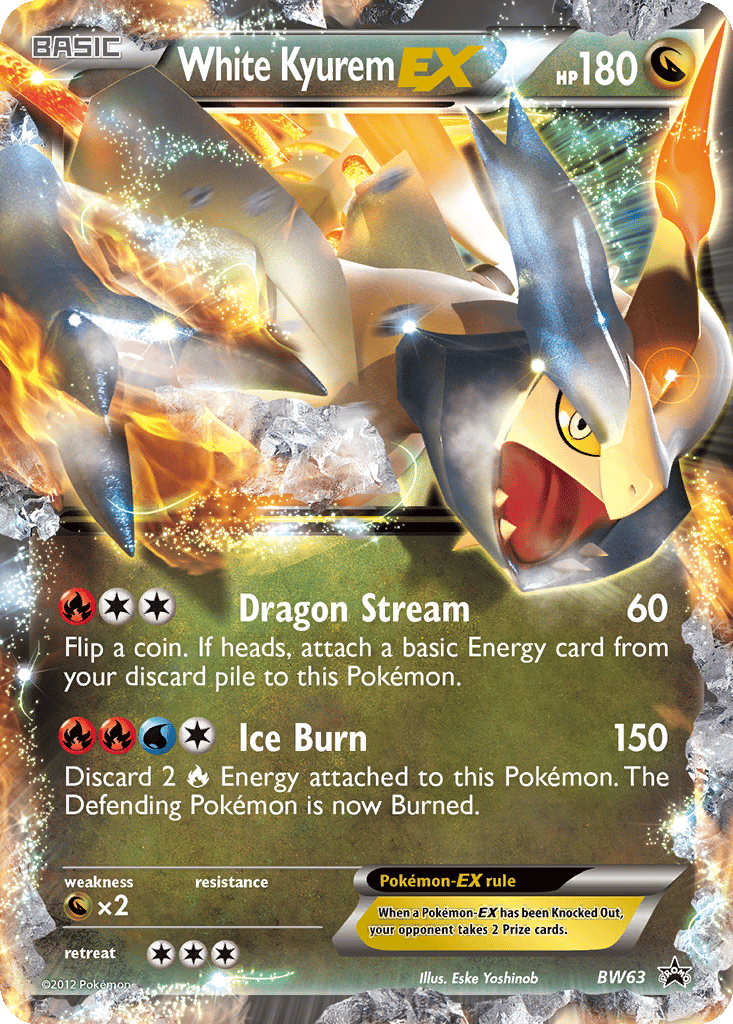 White Kyurem EX card