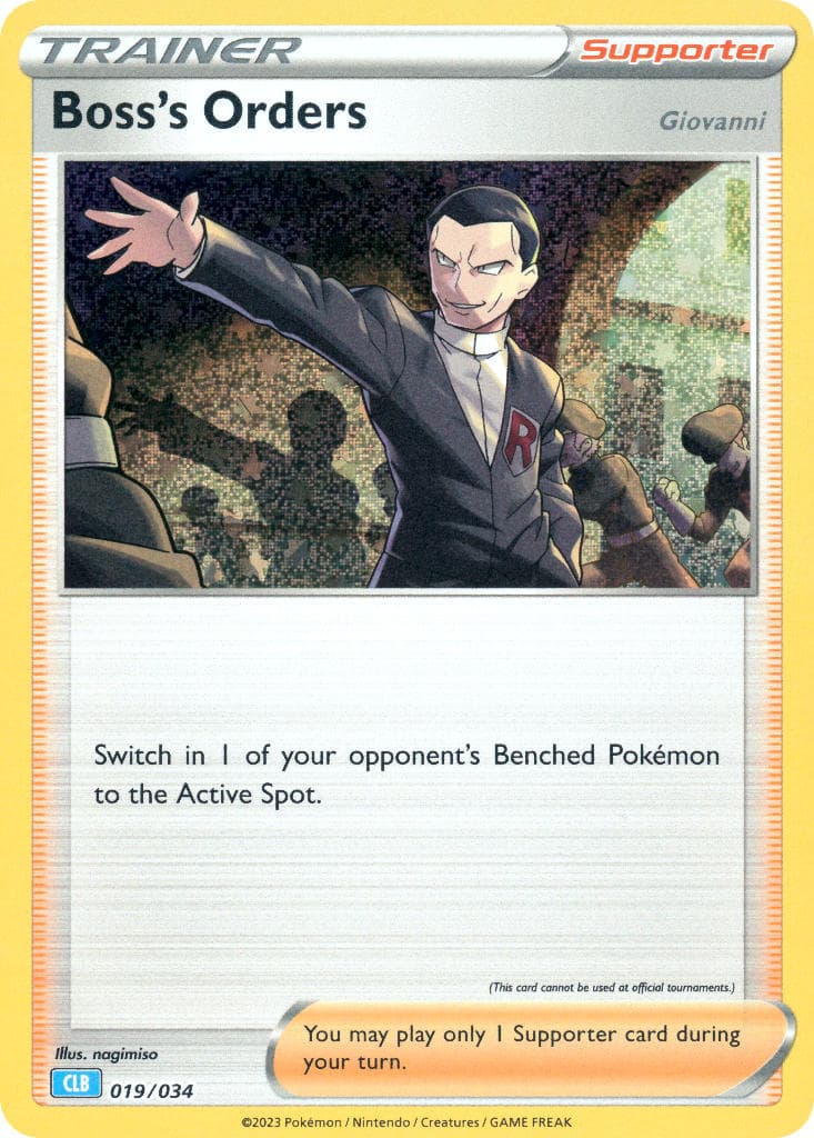 Boss's Orders (Giovanni) card