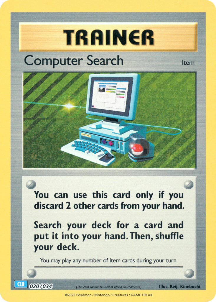 Computer Search card