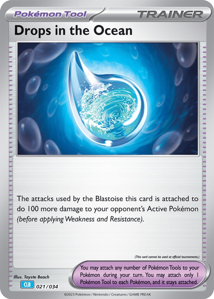 Drops in the Ocean card