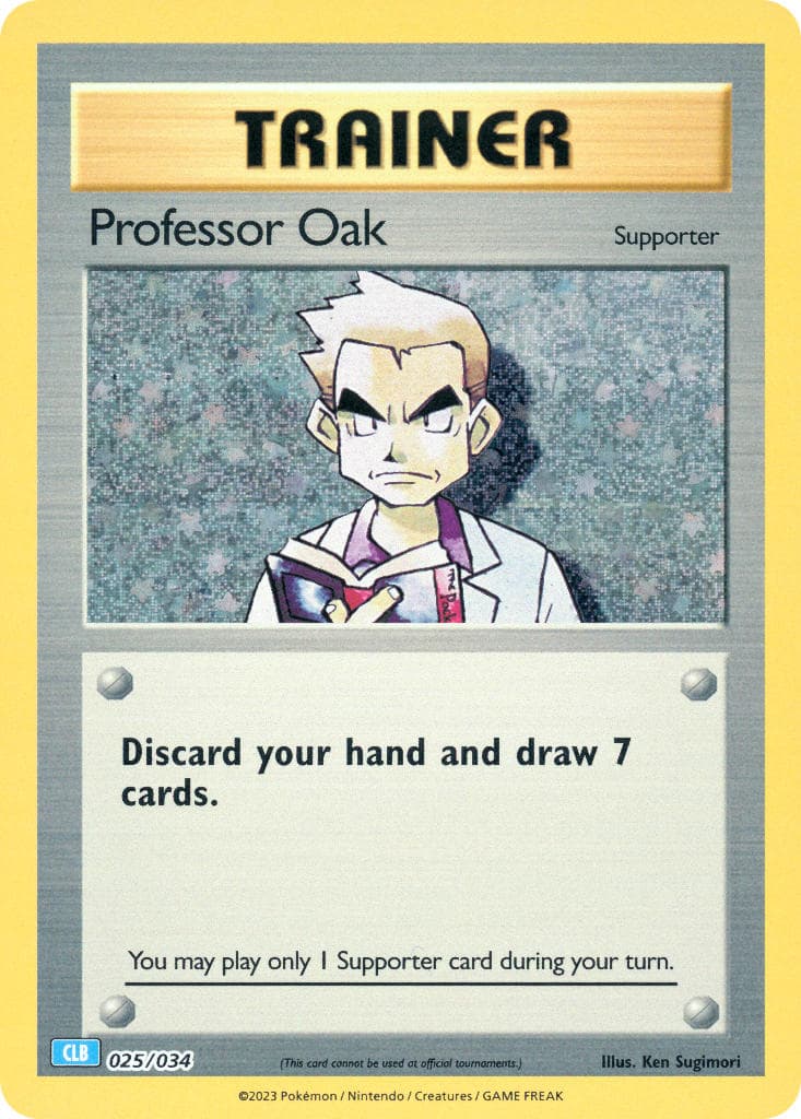 Professor Oak card