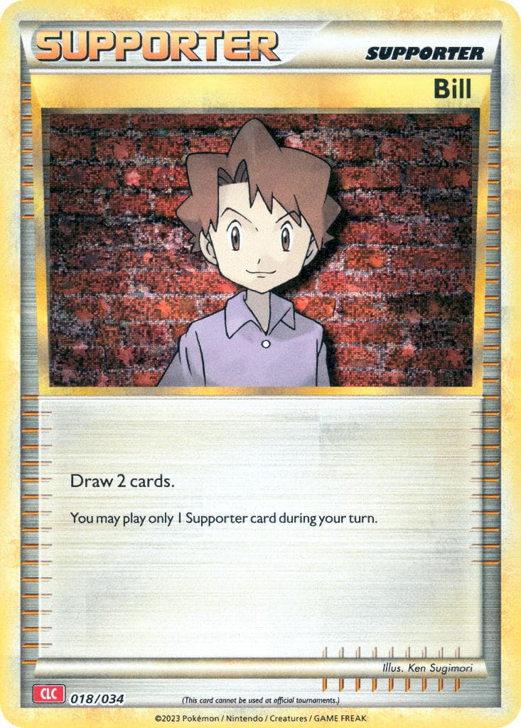 Bill card