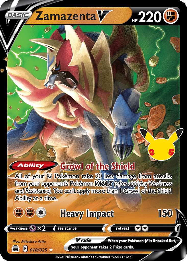 Zamazenta V card