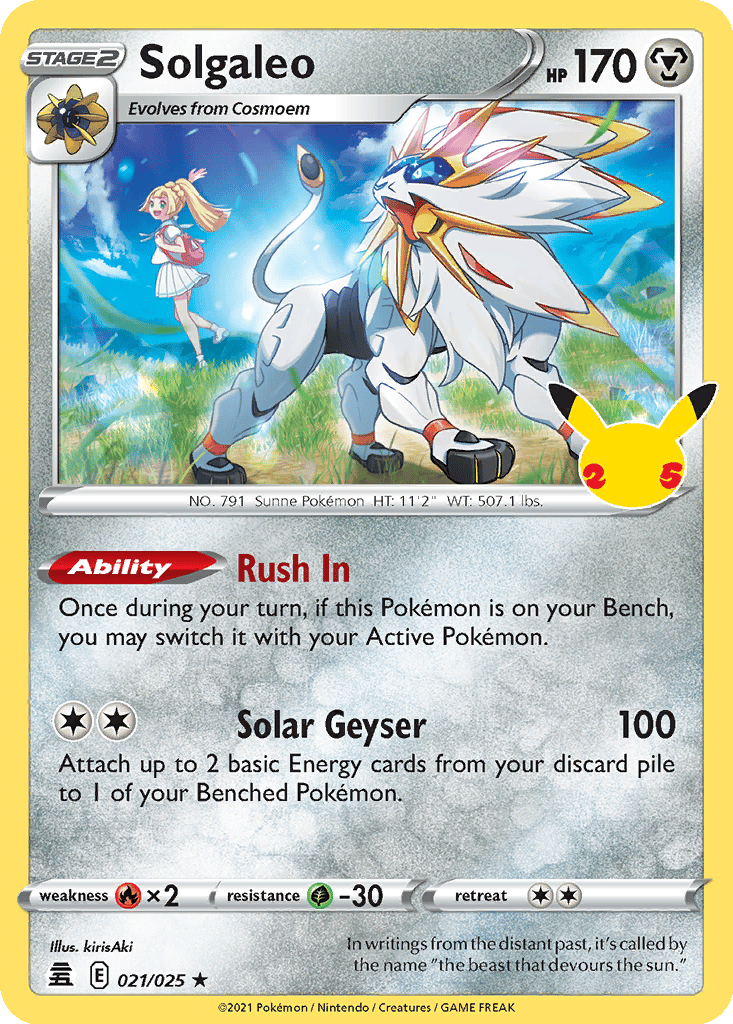 Solgaleo card
