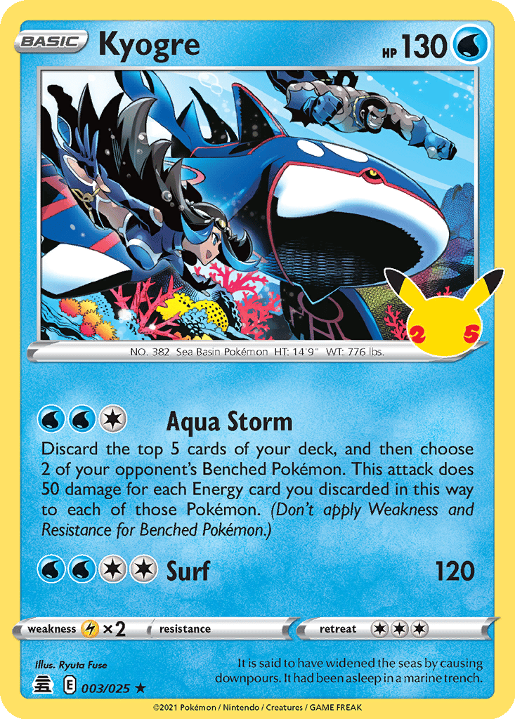 Kyogre card