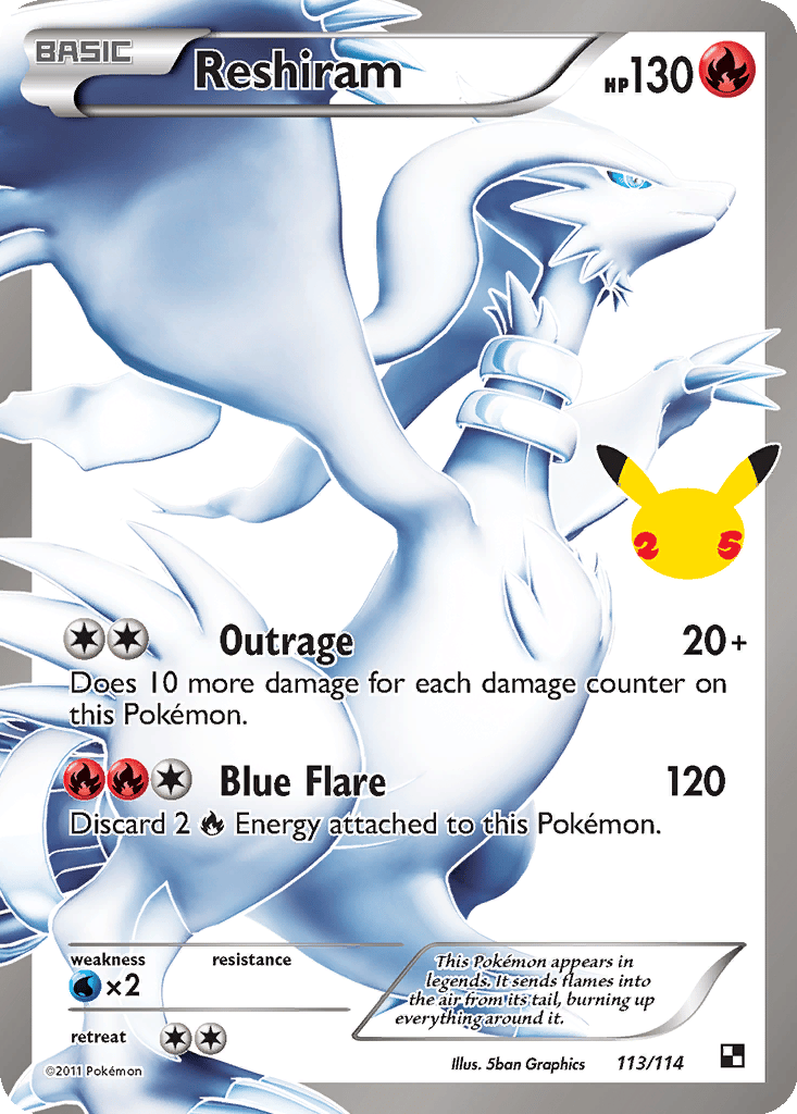 Reshiram card