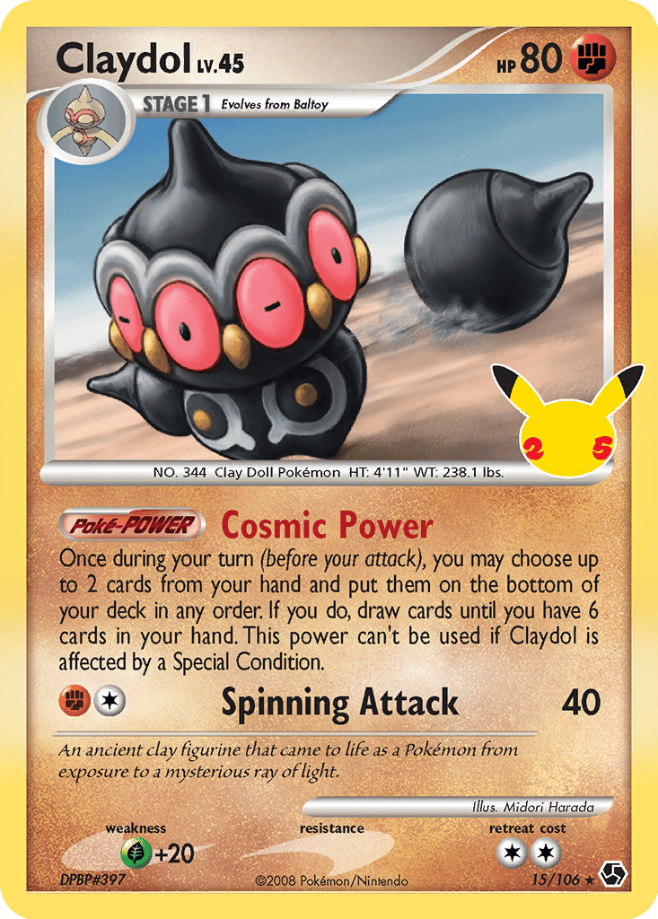 Claydol card
