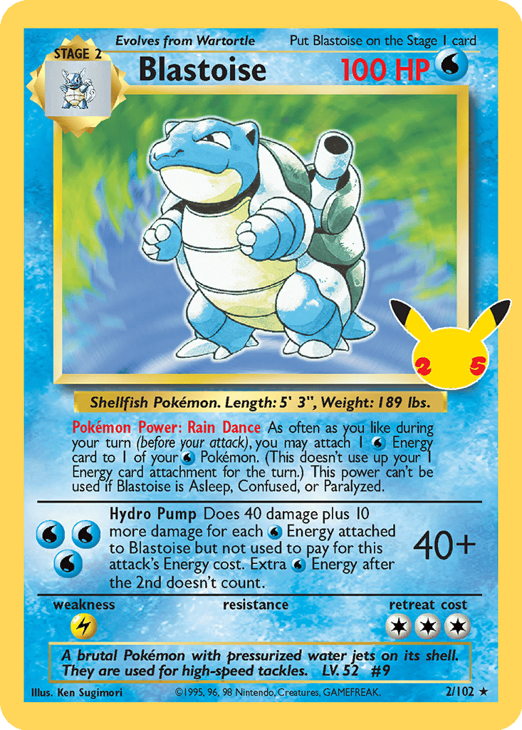 Blastoise card
