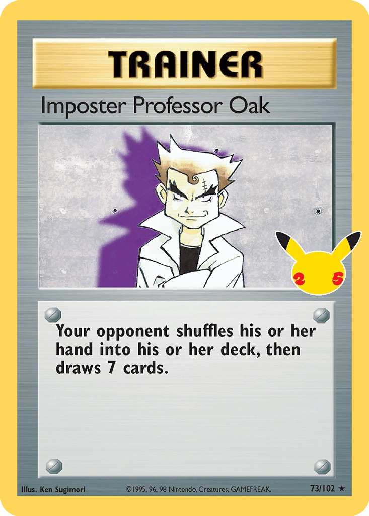 Imposter Professor Oak card