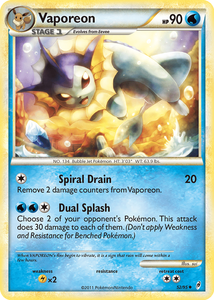 Vaporeon card
