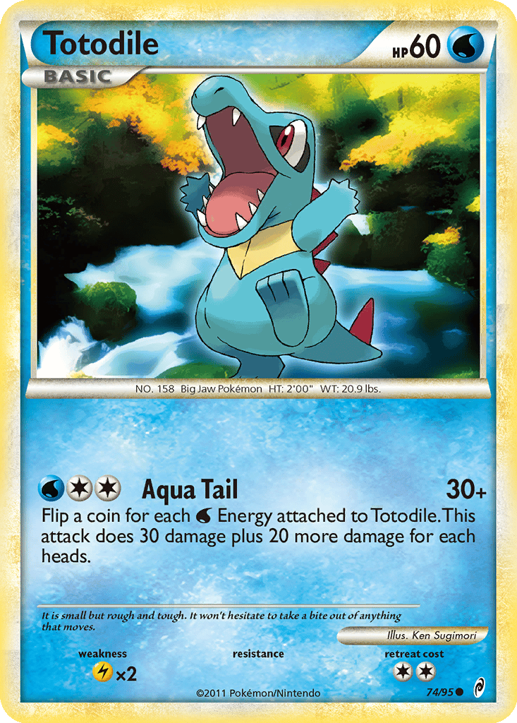 Totodile card