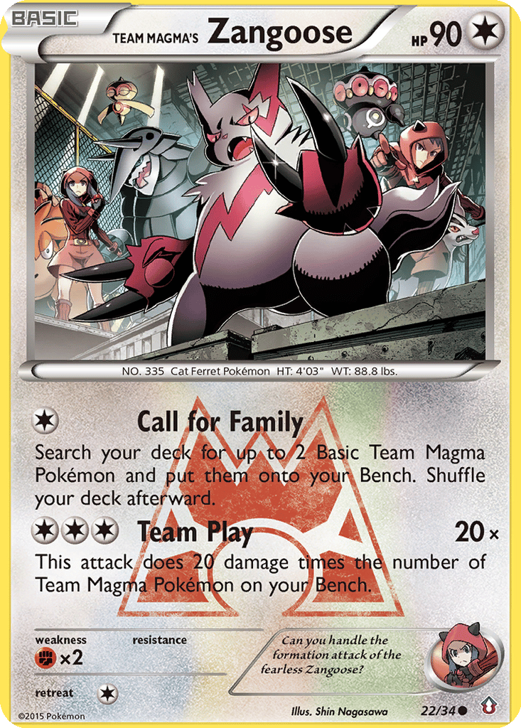 Team Magma's Zangoose | Dex - for TCG Collectors